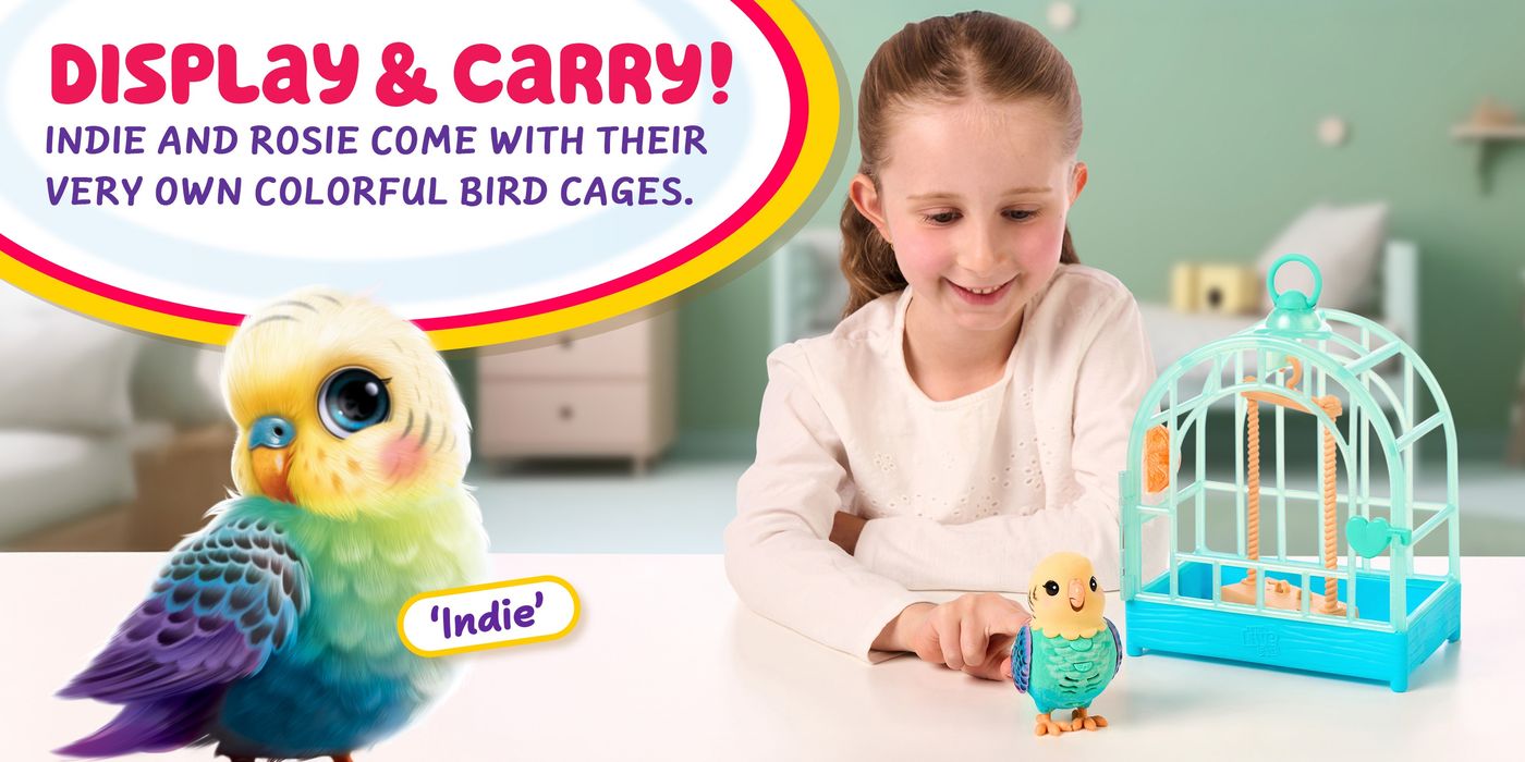 Little Live Pets Talking Birds & Cages