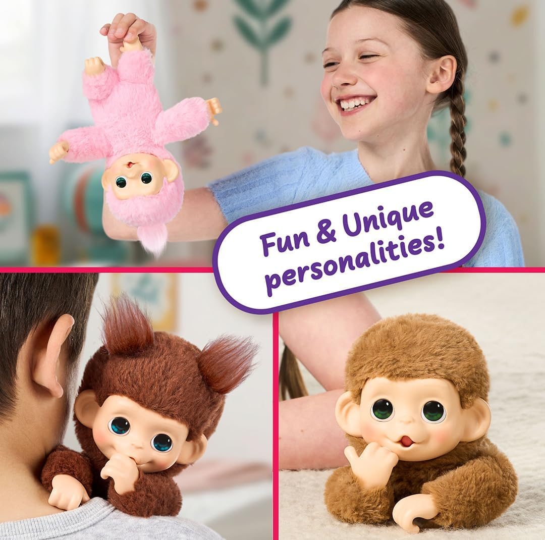 Little Live Pets My Baby Monkey Minis Chikki Cherry, view 4