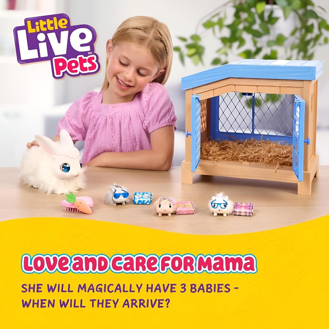 Little Live Pets Mama Surprise Bunny & Hutch, view 3