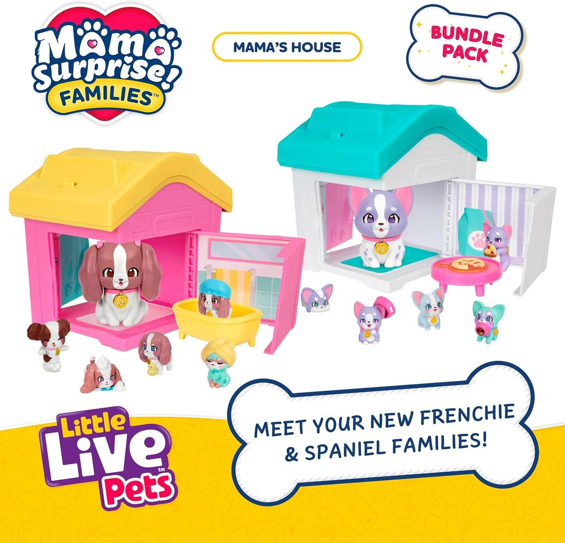 Little Live Pets Mama Surprise Families Frenchie & Spaniel 2-Pack, view 2