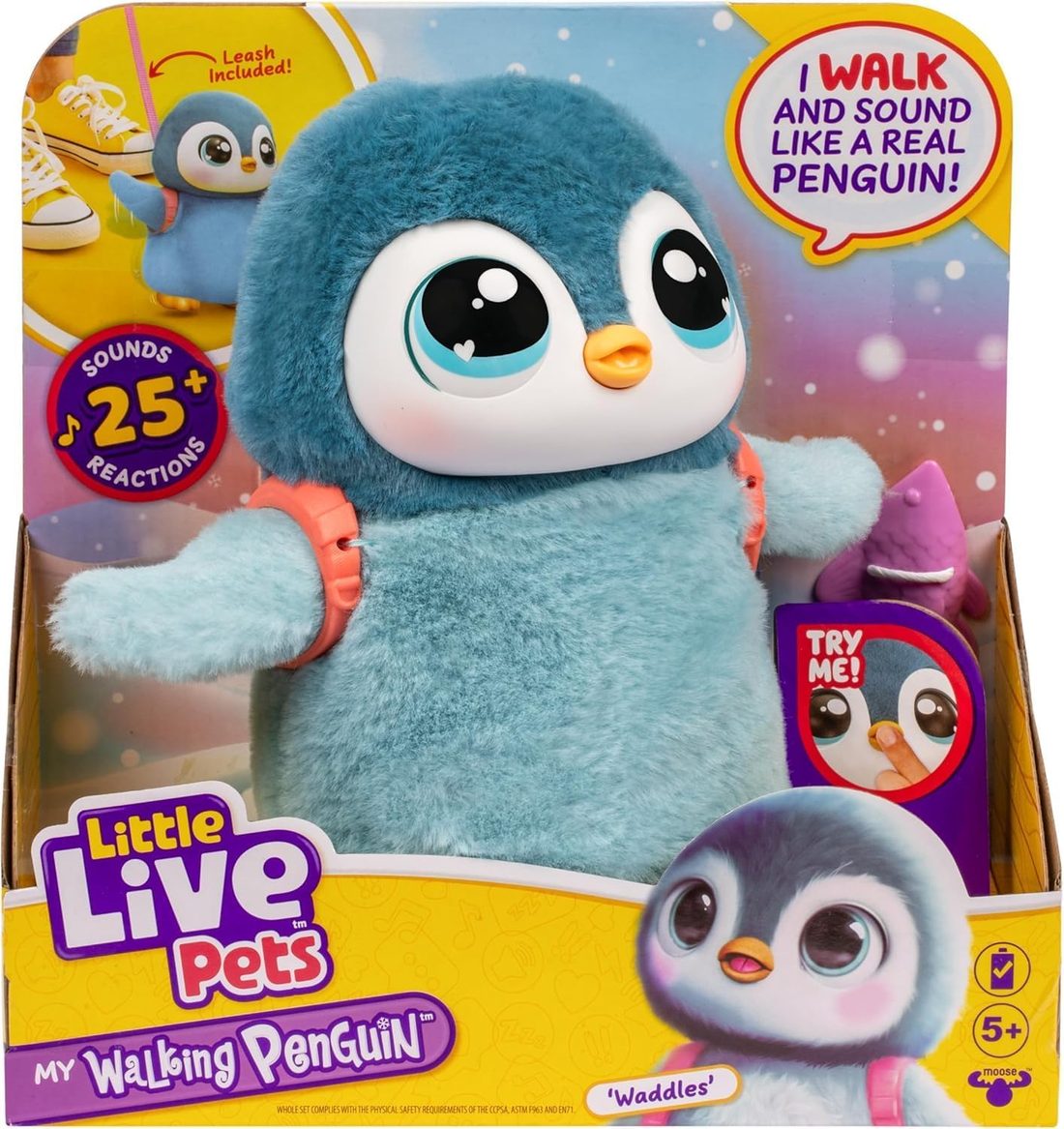 Little Live Pets My Pet Penguin Waddles, view 2