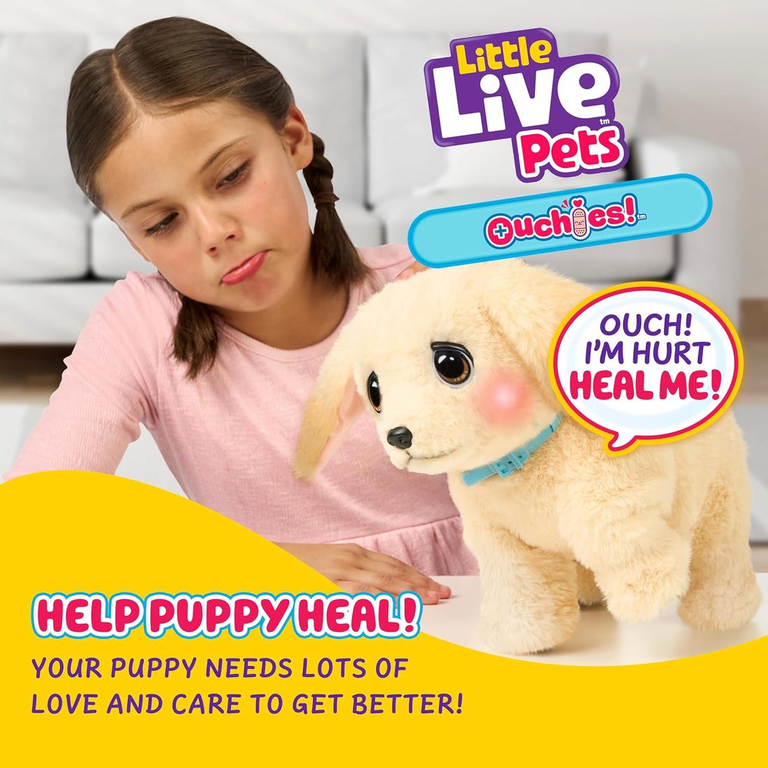 Little Live Pets Ouchies Cooper the Retriever, view 2